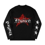 Áo dài tay đen NULLED Gothic Star Longsleeve Tee N-T3196-HC-T10-D