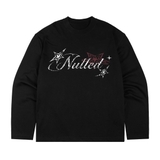 Áo tay dài đen in sao NULLED Cyber Starburst Tee N-T3222
