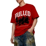 Áo thun xanh bích in gothic NULLED Gothic Gang Tee | N-T3104-N-T00-CB