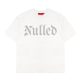 Áo thun trắng in gothic NULLED Gothic Logo Tee N-T3241