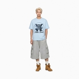 Áo thun trắng in thiên thần NULLED Gothic Angel Tee | N-T3108-N-T00-T
