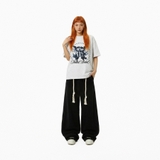 Áo thun xanh biển NULLED Gothic Angel Tee | N-T3108-N-T00-XB