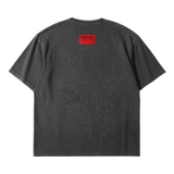 Áo thun xám wash in thiên thần NULLED Fallen Angel Tee N-T3133-HC-T13-D