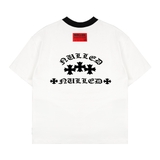 Áo thun trắng viền đen NULLED Minimal Ringer Tee N-T3202-HC-T7-TVD