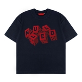 Áo thun xanh đen in xí ngầu NULLED Lucky Dice Tee N-T3110-N-T00-NA
