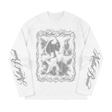 Áo dài tay trắng NULLED Gothic Angel Longsleeve N-T3176-HC-T16-T