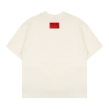 Áo thun kem in xe NULLED Burnout Station Motor Tee | N-T392-N-T00-K