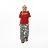 Áo thun đỏ đô in sao NULLED Vietnam Star Tee N-T3123-N-T00-DO