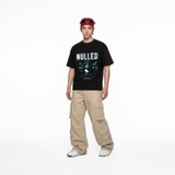 Áo thun đen cyber NULLED Cyber Matrix Tee N-T3105-N-T00-D