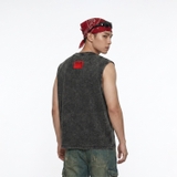 Áo sát nách xám in thiên thần NULLED Fallen Angel Tee N-T3133-HC-T14-D