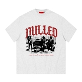 Áo thun xám tiêu in gothic NULLED Gothic Block Tee N-T3103-N-T00-XT