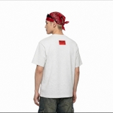 Áo thun trắng in NULLED Cyber Rider Tee  N-T3127-N-T00-T