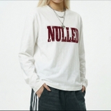 Áo thun trắng in chữ NULLED Gothic Logo Tee N-T3139-N-T00-T