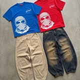 Áo thun xám chuột in NULLED Ninja Mask N-T3146-N-T00-XC