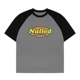 Áo thun nam nữ phối tay NULLED Retro Cracked Oval Tee | N-T396-HC-T6-XD