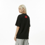 Áo thun đen in chó doberman NULLED Cerberus Hound Tee N-T3132-N-T00-D