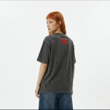 Áo thun đen wash in NULLED Graphic Tee N-T3118-HC-T13-D