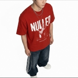 Áo thun đen wash in NULLED Graphic Tee N-T3118-HC-T13-D