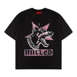Áo thun họa tiết doberman NULLED Cyber Doberman Graphic Tee | N-T391-N-T00-D