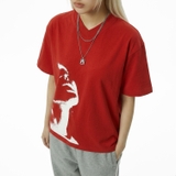 Áo thun xám in bóng NULLED Shadow Hand Tee N-T3125-N-T00-XC
