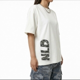 Áo thun trắng in NULLED Side NLD Pattern Tee N-T3150-N-T00-T