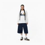 Áo dài tay trắng  NULLED Night City Longsleeve Tee N-T3187-HC-T16-T