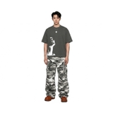 Áo thun xám in bóng NULLED Shadow Hand Tee N-T3125-N-T00-XC