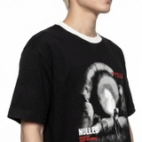 Áo thun đen mắt vỡ ảo giác NULLED Illusion Tee N-T3134-N-T00-D