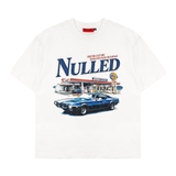 Áo thun boxy in xe NULLED Burnout Station Motor Tee | N-T392-N-T00-T