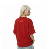 Áo thun đỏ in chữ NULLED Grunge Star Tee N-T3126-N-T00-DO