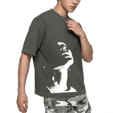 Áo thun xám in bóng NULLED Shadow Hand Tee N-T3125-N-T00-XC