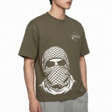 Áo thun đỏ in NULLED Ninja Mask Tee N-T3146-N-T00-DO