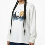 Áo dài tay trắng  NULLED Night City Longsleeve Tee N-T3187-HC-T16-T