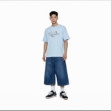 Áo thun xanh in hoa văn sao NULLED Lunar Sparkle Tee  N-T3129-N-T00-CB