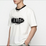 Áo thun xanh biển in NULLED Smoke Spray Tee N-T3144-N-T00-XB