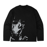 Áo dài tay đen NULLED Gothic Portrait Longsleeve Tee N-T3195-HC-T10-D