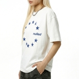 Áo thun trắng vòng sao NULLED Star Circle Tee N-T3116-N-T00-T