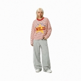 Áo tay dài kẻ sọc nâu NULLED Star Striped Longsleeve N-T3113-HC-T17-N