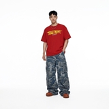 Áo thun đỏ đô in sao NULLED Vietnam Star Tee N-T3123-N-T00-DO
