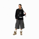 Áo thun dài tay NULLED Halftone Portrait Tee | N-T381-HC-T16-D