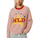 Áo tay dài kẻ sọc đỏ NULLED Star Striped Longsleeve N-T3113-HC-T17-DO