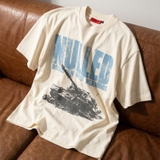Áo thun kem in xe tăng NULLED Battlefield Tee N-T3124-N-T00-K