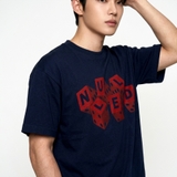 Áo thun đen in xí ngầu NULLED Lucky Dice Tee N-T3110-N-T00-D