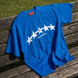 Áo thun xanh cobalt in sao NULLED Grand Stars Tee N-T3101-N-T00-CB