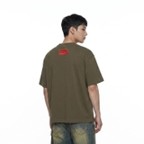 Áo thun nâu huy hiệu NULLED Original Culture Tee N-T3136-N-T00-N