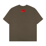 Áo thun nâu đậm NULLED Vietnamese Typography Tee N-T3121-N-T00-N