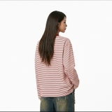 Áo tay dài sọc trắng đen in NULLED Minimal Tag Longsleeve N-T3145-HC-T17-TVD