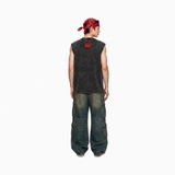 Áo thun dài tay NULLED Halftone Portrait Tee | N-T381-HC-T16-D