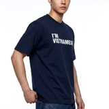 Áo thun đen NULLED Vietnamese Typography Tee N-T3121-N-T00-D