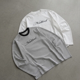 Áo tay dài kẻ sọc NULLED Classic Script Longsleeve N-T3210-KS